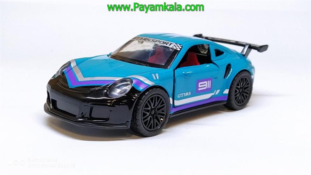 (اسپرت) اسباب بازی ماشین پورشه (D-3621) آبی+